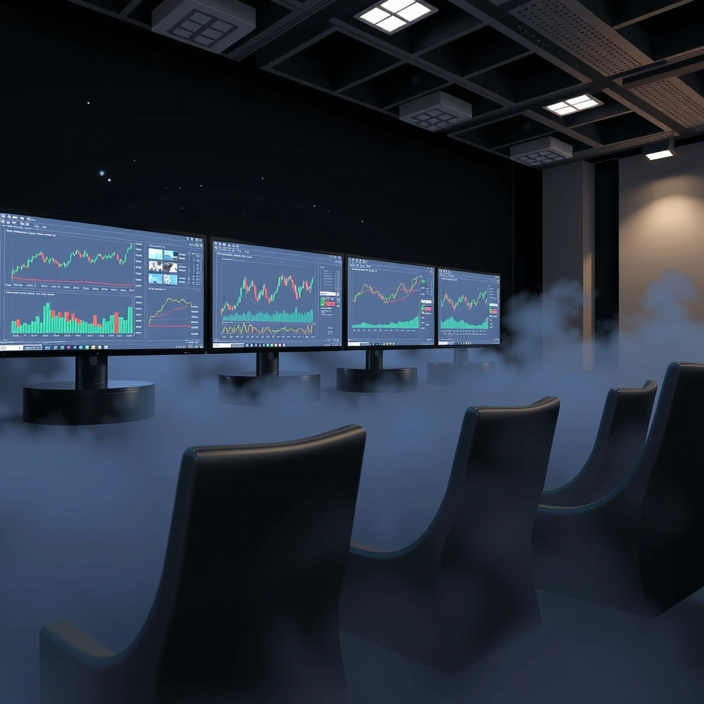 Korean financial market data visualization and trading interfaces